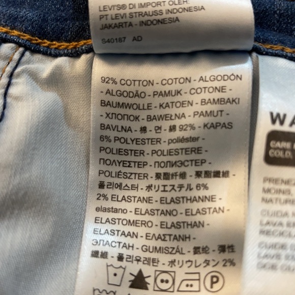 Levis jeans wedgie straight size W28 L26 - Picture 10 of 11